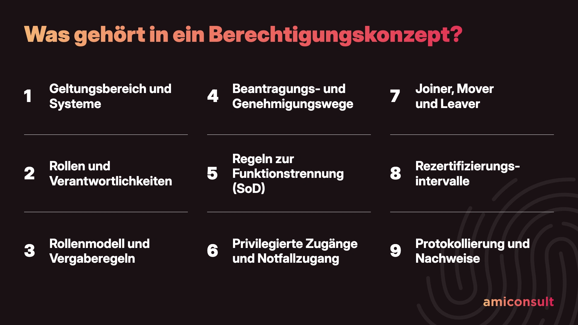 Berechtigungskonzept